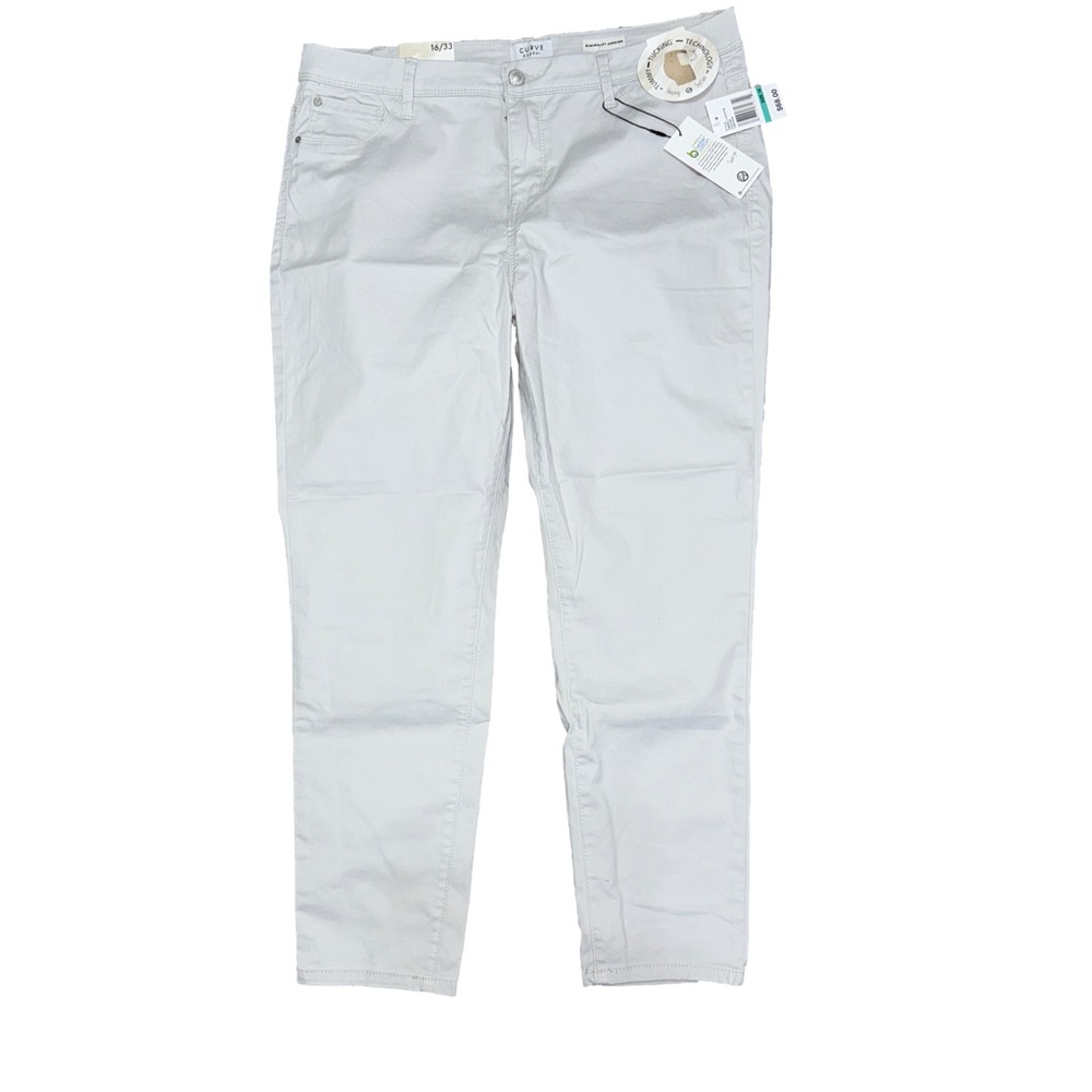 Curve Appeal Minimalist jeggings gray 16/33